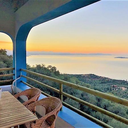 House Tanna: Corfiot Riviera Villa with Sea Views Spartylas Exterior photo
