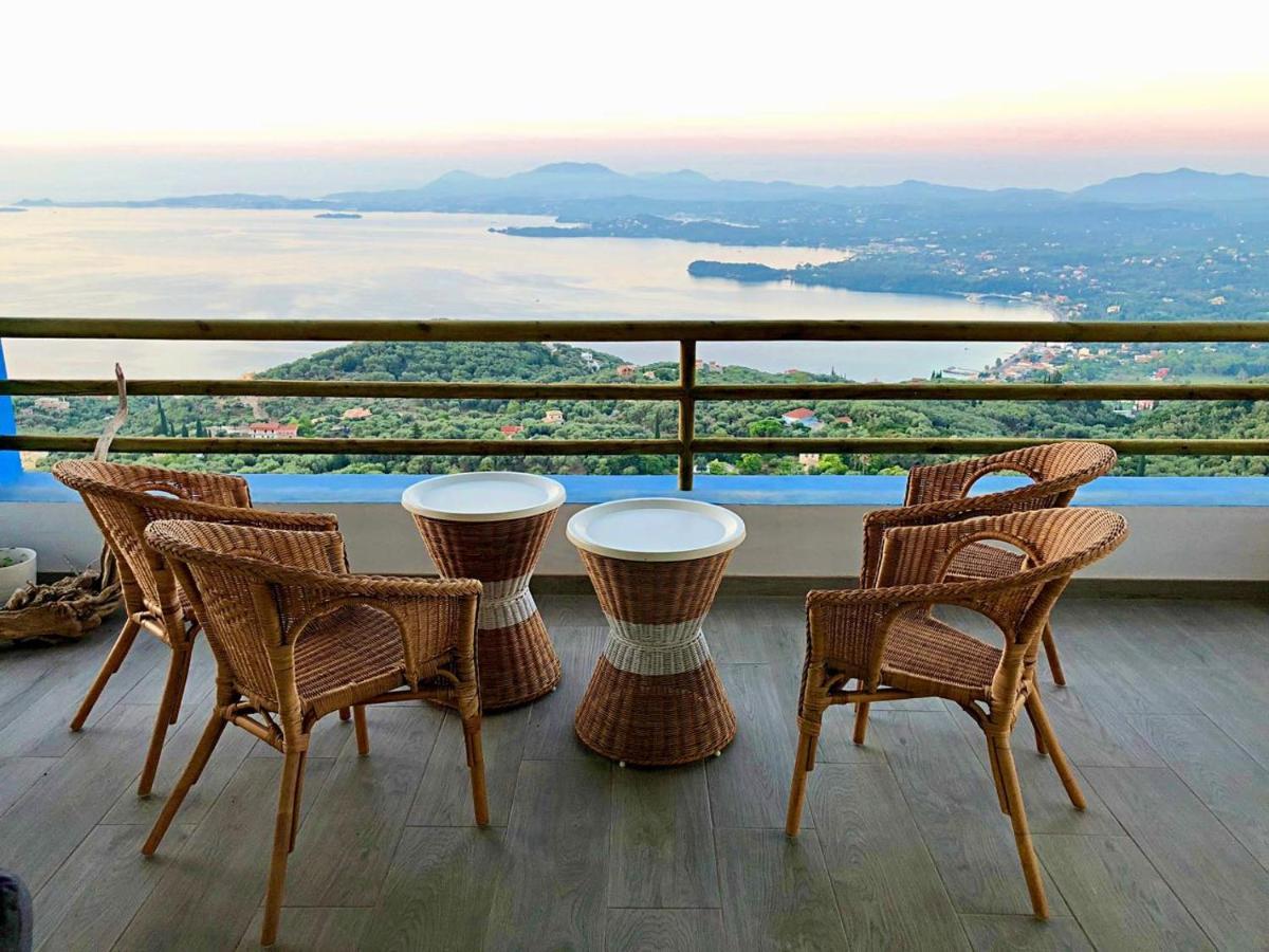 House Tanna: Corfiot Riviera Villa with Sea Views Spartylas Exterior photo