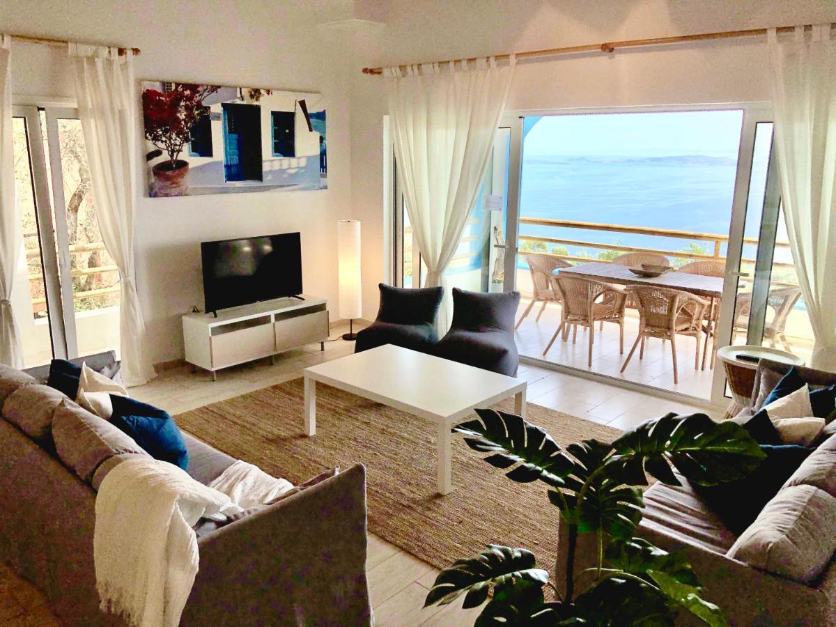 House Tanna: Corfiot Riviera Villa with Sea Views Spartylas Exterior photo